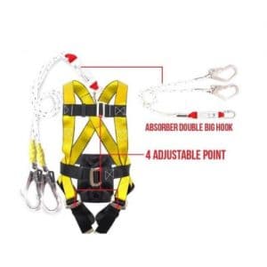 Full Body Harness Double Big Hook GoSave