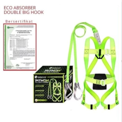 Full Body Harness Double Big Hook Gosave Pithon Absorber