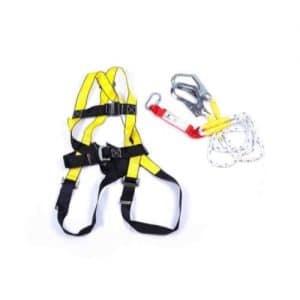 Body Harness Double Lanyard with sock Absorber GOSAVE