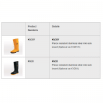 Sepatu Safety Boots Waterproof PVC King's KV20
